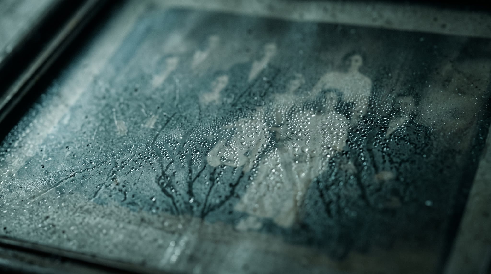 Condensation on the glass