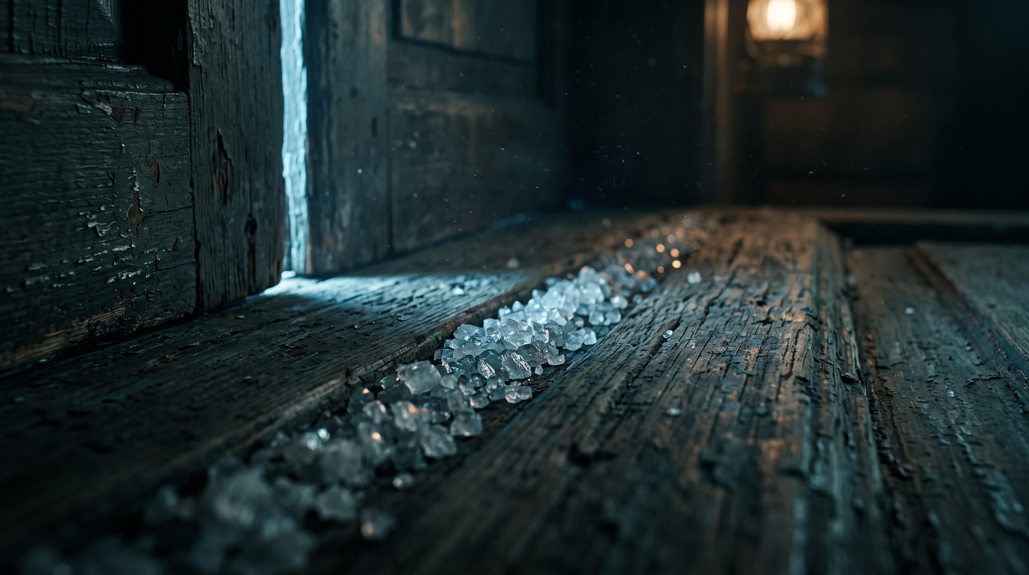 The spilled salt
