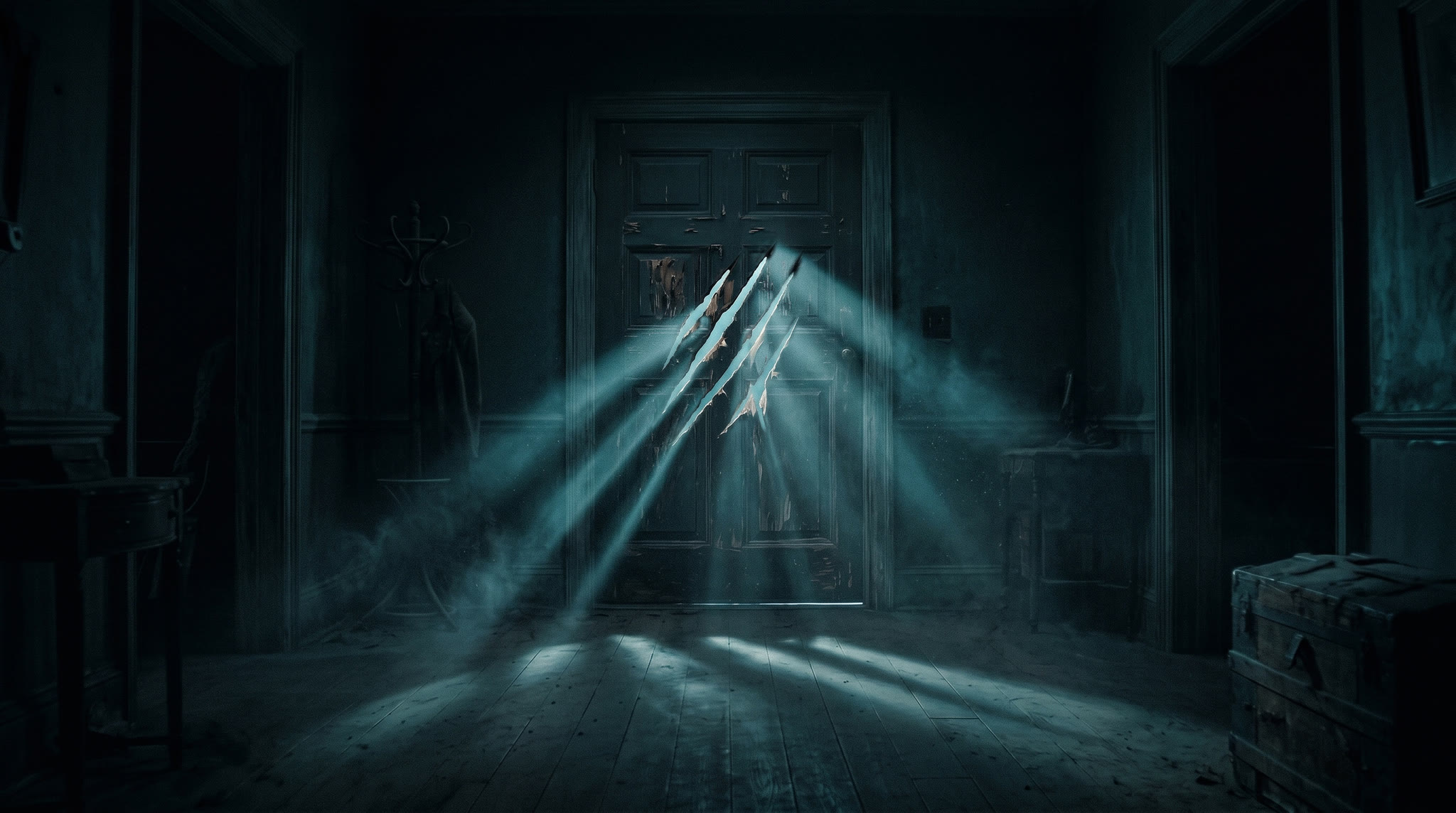 The marks on the door